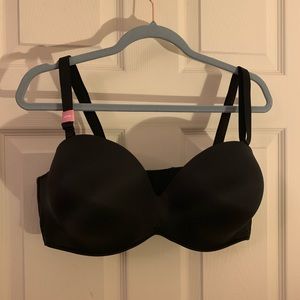 NWOT, Cacique 38DDD Strapless Black Bra!